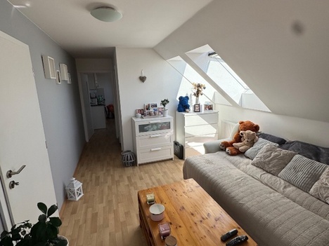 Pronájem podkrovního bytu 2+1/47,3 m2 v městské části Rožnov, okraj Č. Budějovic