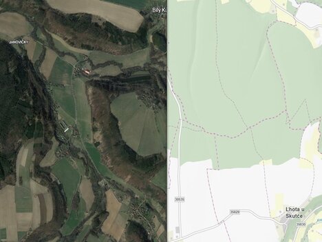 Prodej souboru dvou lesních pozemků s porostem v mýtném věku